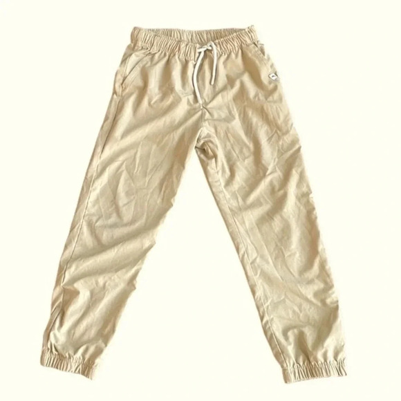 Tommy Bahama Boys Khaki joggers Drawstring waist Size 7/8 Preppy Neutral - Picture 2 of 12